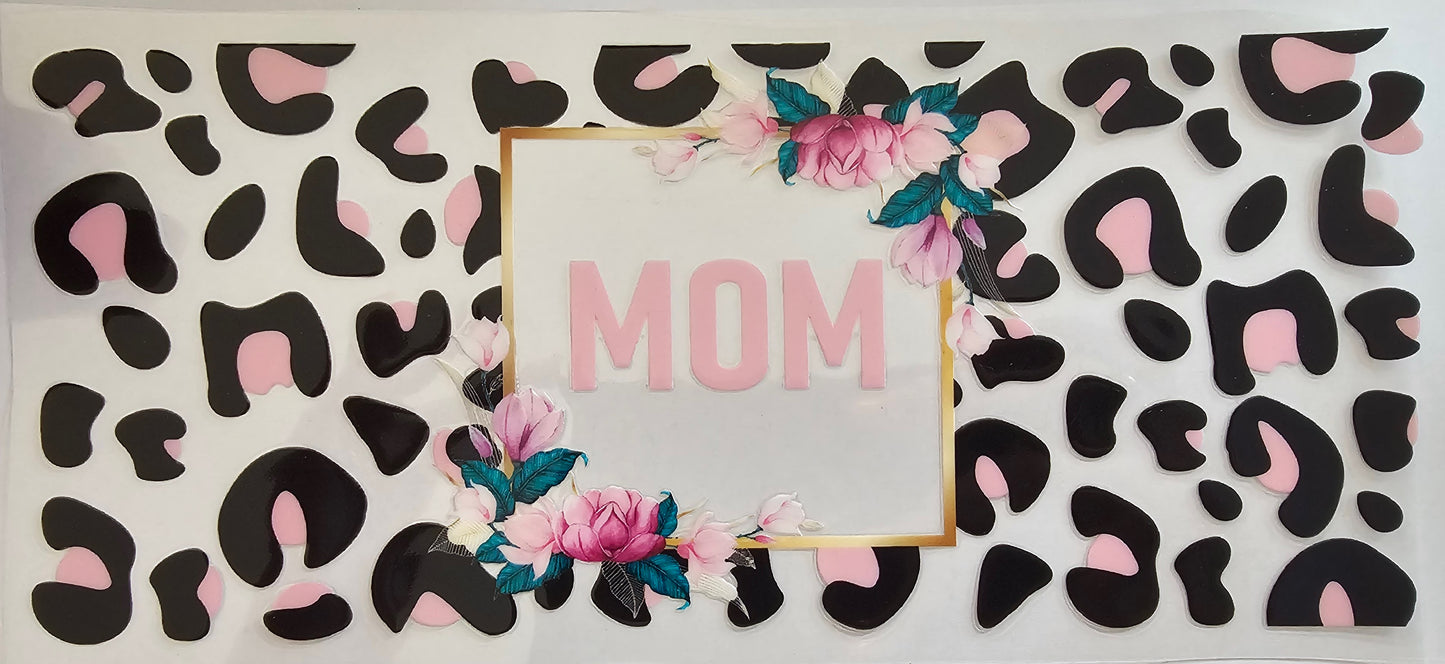 Mom floral & pink leopard