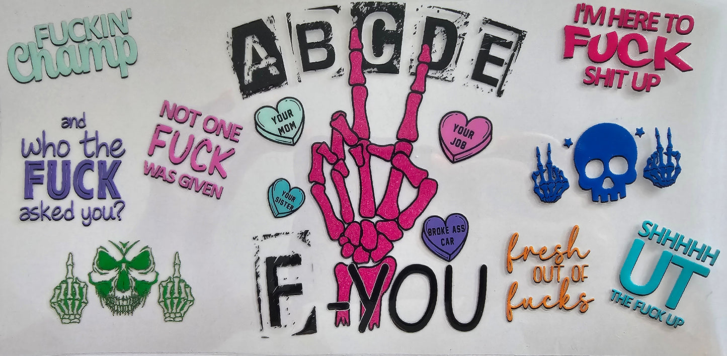 ABCDE F-YOU