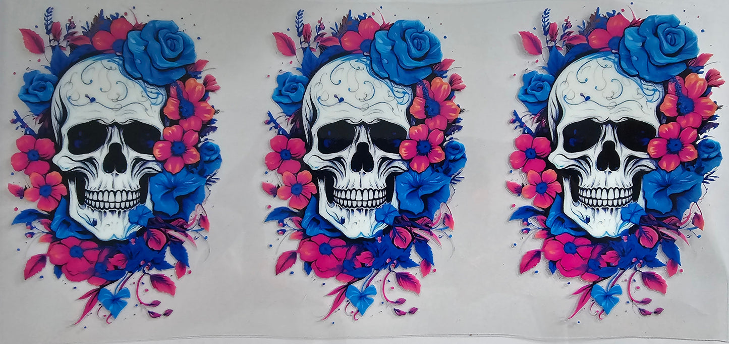 Flower skulls