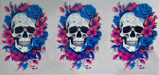 Flower skulls