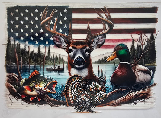 Hunting flag