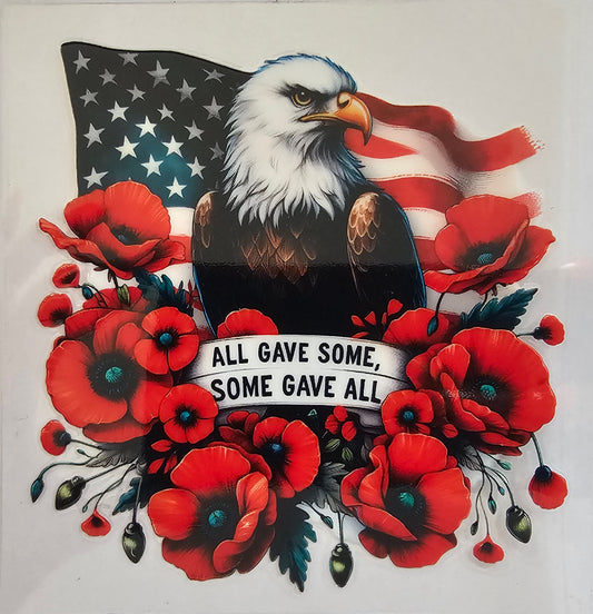 All gave some, some gave all Eagle flag poppies