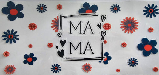 Mama dark floral