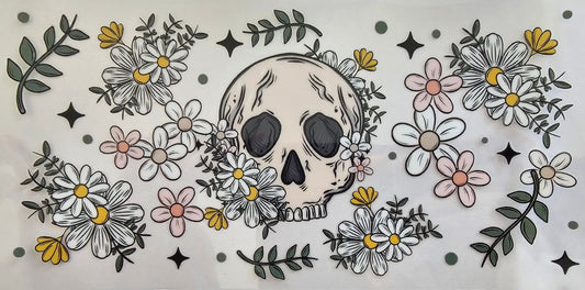 Floral skull