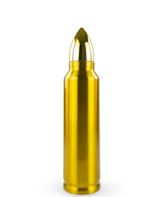 Gold 32oz Bullet Tumbler - Non Snowglobe