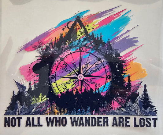 Not all who wander are lost