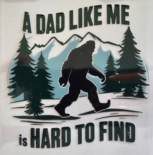 A Dad like me is hard to find Sasquatch