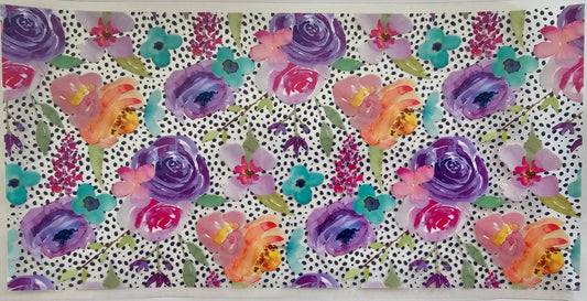 Flowers with dots