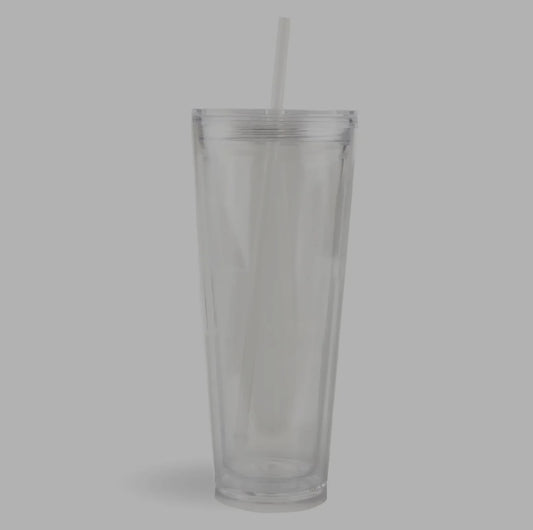24oz Acrylic Snowglobe Tumbler
