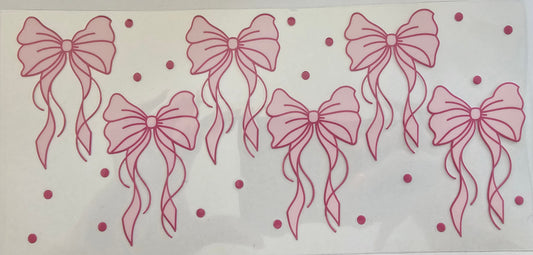 Pink bows & dots